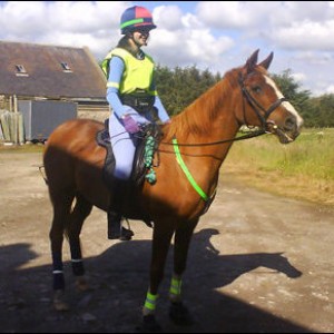 looking at herself again