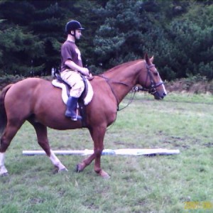My hubby on him had just got him .......How fat!!!!!!