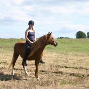 Me and Jaz out hacking last summer