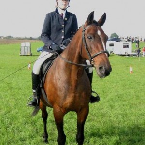 My god, a Picture of me on a horse!