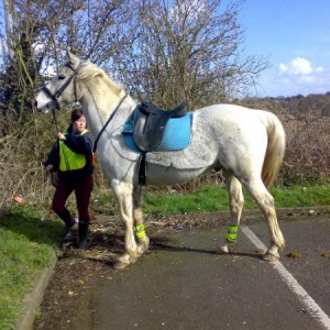 Me and Solo after fall 30.03.2008