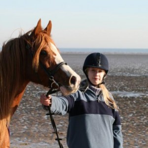 Me and Shantih at beach