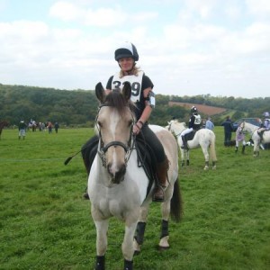 Doing cross-country at the local Pony Club!