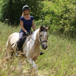 Mimi looking sweet, me looking totally gormless :(