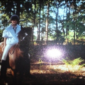 In the woods bareback