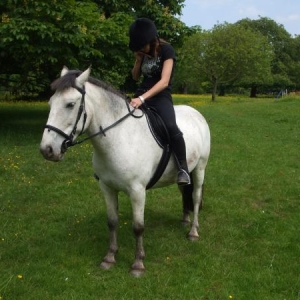 First Ride Out!! He had been broken 2 weeks previous! sucha gud boy!!