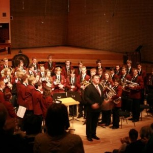 On stage - really rather scary!!!