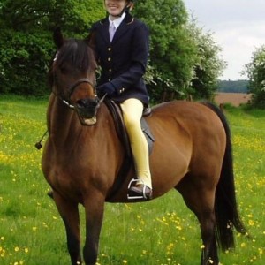 Me and Jazmine at our first show.