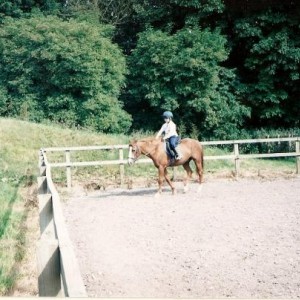 first ever canter on Flicker, around 7/8 years ago