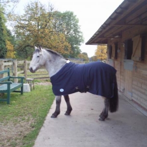 In his JimJams :)