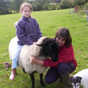 Delboy with me, Charlotte and Jack.