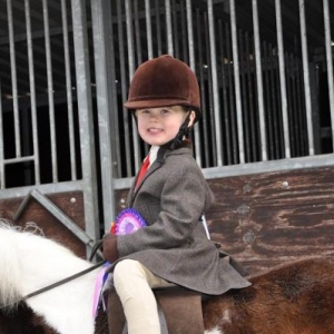 One happy little girl (and a very proud nanna)