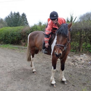 Rusty and me having a chat