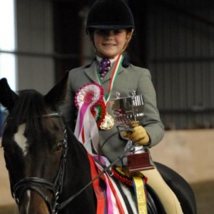 A good day at the office!  Dressage Champion 2012