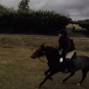 having fun in the fields