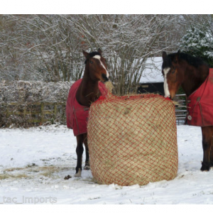 Bale with haynet