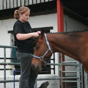 Plating up - the look on my face