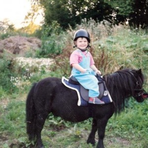 Me as a 2 year old (that shetland was evil)