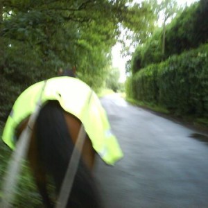 past the manor house