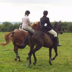 Me and my friend on her horse Poppy