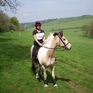Taking a break and admiring the view during our first sponsored ride!